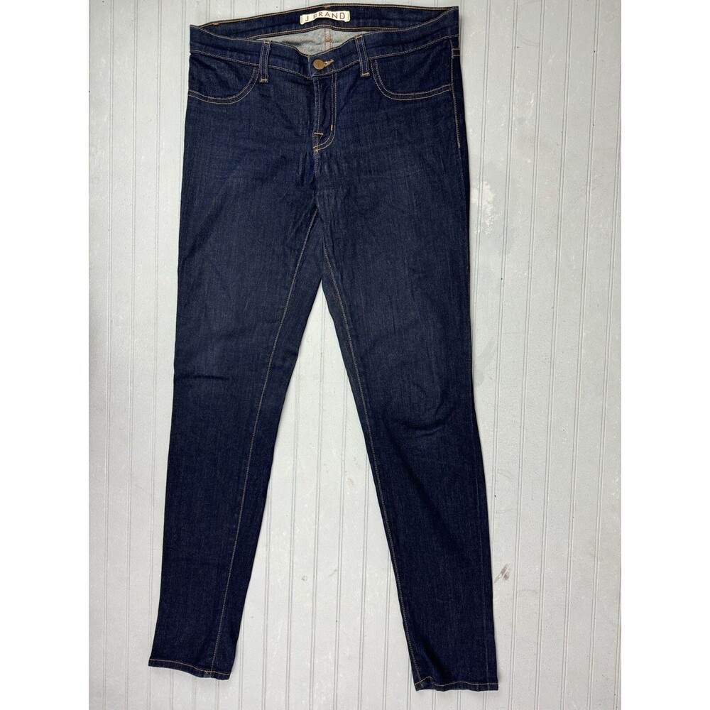 J Brand Size 29 Womens Jeans Starless Low Rise Skinny Dark Wash Stretch